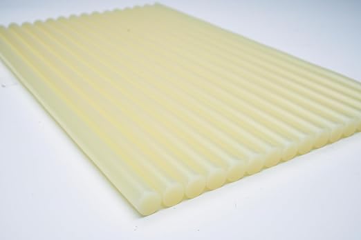 ASA Extended Hot Glue Sticks 5/8" x 15", 25 lb Box, 185 Ct | High-strength, fast-setting extended-length sticks for industrial packaging and woodworking. 25 lb box, 185 sticks.
