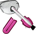 Peeps Glasses Cleaner - for Eyeglasses, Reading Glasses, and More - Lens Cleaner with Carbon Microfiber Tech-Soft Touch Pink-1 Count (Pack of 1)
