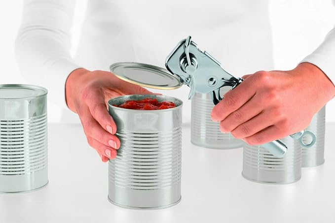 Rösle 12757 Stainless Steel Manual Can Opener with Pliers Grip Opens Can at Seam 7.9 in. | Pliers grip, opens cans at the seam