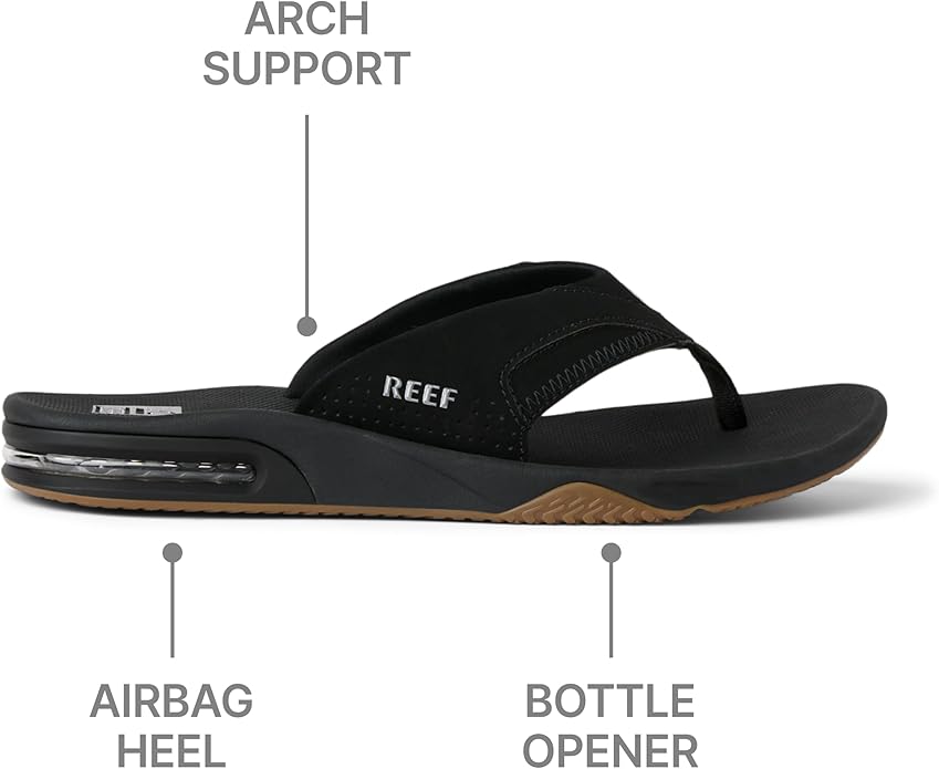 REEF Men's Fanning Bottle Opener Flip Flops