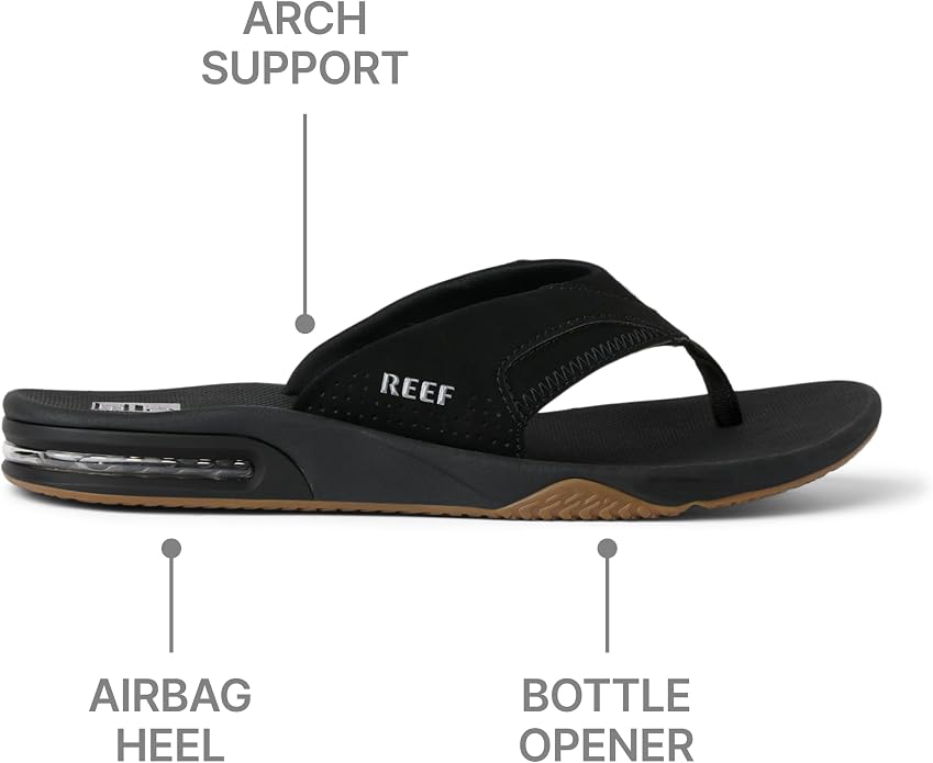 REEF Men's Fanning Bottle Opener Flip Flops