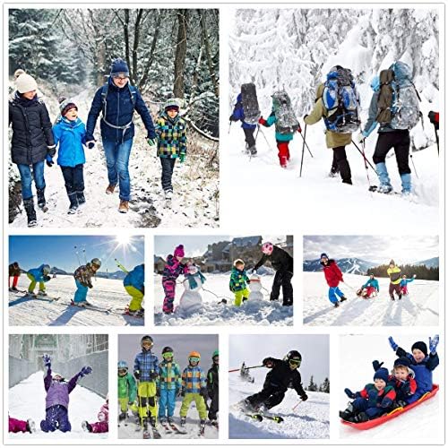 Jessie Kidden Kids Boys Girls Youth Waterproof Hiking Ski Snow Fleece Pants