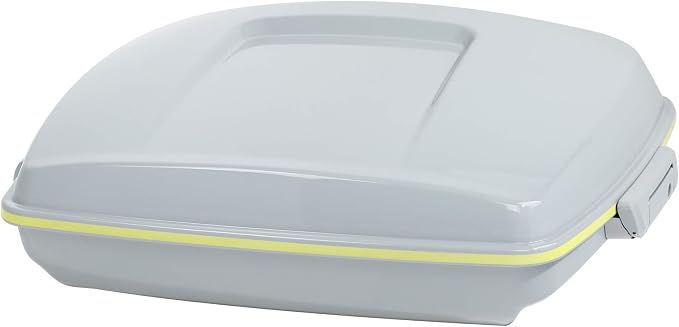 Apple Green/White Gray ABS 5.5" Razor Trunk Fit For Harley 2014-2025 Touring CVO Road King Street Glide Electra Glide Ultra Limited Pack