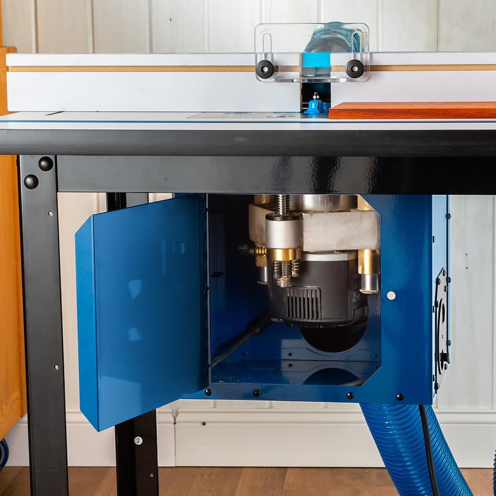Rockler Router Table Dust Bucket with Dual Dust Collection Ports