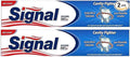 2 Box Signal Anti Caries Toothpaste Cavity Fighter Best Ever Active Micro Calcium Pro Fluoride Complex for Cavity Protection & Long Term Fortification (4.23 oz 120 ml Each One) معجون سيجنال اسنان