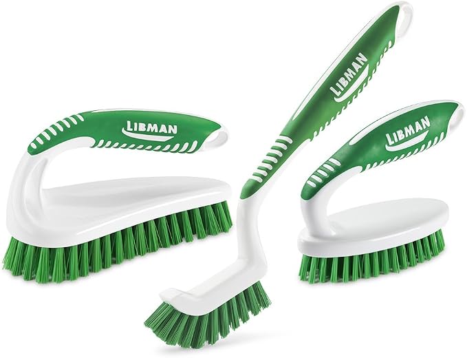 Libman Tornado Spin Mop System Plus 1 Refill Head and Libman Scrub Brush Kit