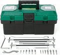 23-Piece Gland Packing Removal Tool Kit with Toolbox | Stainless Steel Extractor Set with Flexible Shaft & Corkscrew Hooks | for Pump, Valve & Industrial Seal Maintenance