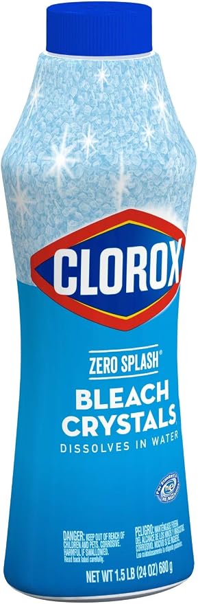 Clorox Zero Splash Bleach Crystals 24 oz