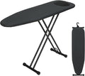 Ironing Board Full Size 54x14, RAINHOL Heavy Duty Iron Board with Thick Padded Cover, Height Adjustable Ironing Boards with Smart Hanger, Heat-Resistant Silicone Pad Iron Rest