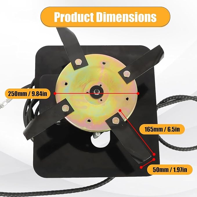 Hydraulic Flail Mower Brush Cutter Attachment for 1-2 Tons Mini Excavators, Mini Excavator Brush Cutter with 2 Pins for Land Clearing, Branch Pruning, Grass Cutting, USA Stock