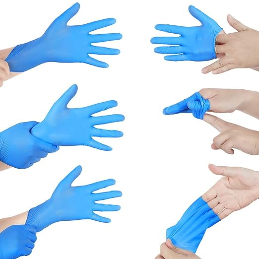 Jointown Basic Medical Synmax Vinyl Exam Gloves - Latex-Free & Powder-Free - Large, BMPF-3003(Case of 1,000)