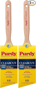 Purdy 144152125 Clearcut Series Glide Angular Trim Paint Brush, 2-1/2 inch - 2 Pack