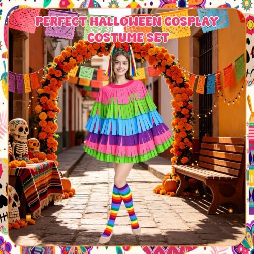 3 Pcs Halloween Pinata Costume Set