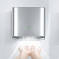 Compact Hand Dryer, Electric Hand Dryer, High Speed Automatic Hand Dryer, Commercial or Household, Toilet Hand Dryer.Abs Housing.1250w,Silver