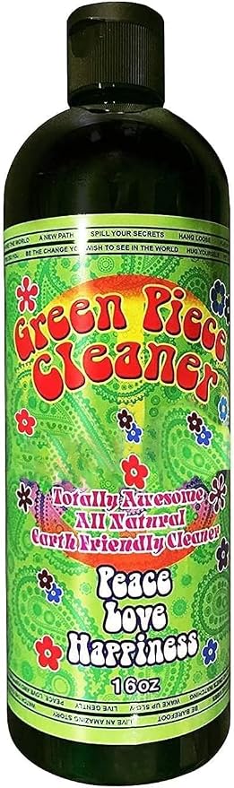 Green Piece® Cleaner - Two of the 16 oz Bottles of Glass Cleaner (Made in USA) - Including a 100% Stainless Steel Reamer - 3 in 1 tool - Excellent for grimey pieces