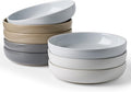 famiware Milkyway 33 oz Bowl Set, Pasta Bowls Set of 8, Salad Bowls Perfect for Your Friend for Housewarming, Thanksgiving, Christmas, Multicolor