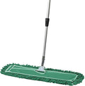 24 Inch Green Commercial Dust Mop & Floor Sweeper with Extendable Handle – Mop for Hardwood, Tile, and Concrete Floor Cleaning