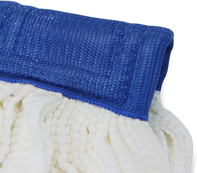 Arkwright Microfiber Tube Mop Head Replacement - (Bulk Case of 12) Heavy Duty, Lint Free, Super Absorbent & Bleach-Safe, Janitorial Essential for Commercial & Industrial Floor Cleaning, 14 oz, White