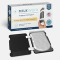 Freeze It Flat Breastmilk Freezer Organizer (Black, Single 1pk) | Freezes breast milk bags flat for stacking, doubles freezer storage space, works with top milk bag brands, easy wipe clean