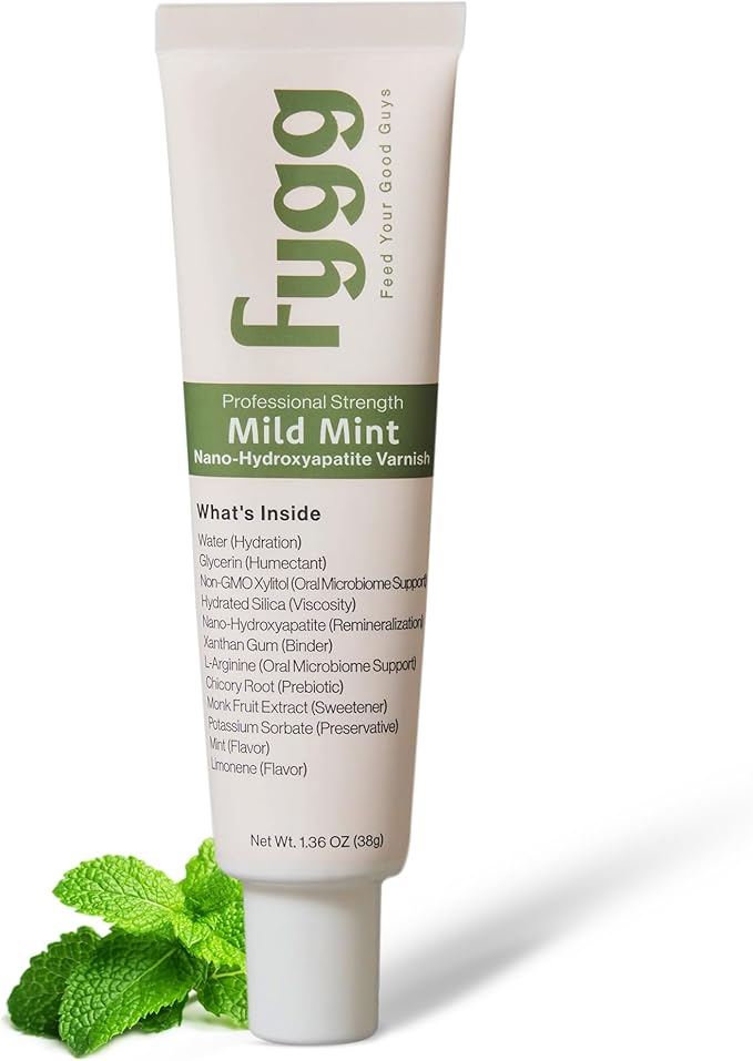 Fygg Nano-Hydroxyapatite Dental Varnish, Mild Mint Flavor