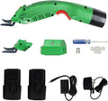MXBAOHENG WBT-2 Electric Scissors for Cutting Fabric, Cardboard & Fiberglass Cordless Sewing Crafting Scissors w/ 2 Blades and 5000mAh Large Batteries Low Noise
