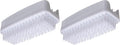 SPARTA 3623900 Plastic Hand Brush, Nail Brush With Polypropylene Bristles For Kitchens, Homes, Restaurants, 3.5 Inches, White (Pack of 2)