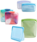 Stasher Silicone Reusable Food Storage Bags, 6-Pack, Reusable Freezer Bags, Microwave, Dishwasher, Oven Safe, Sous Vide, Premium Lunch Containers, Eco Friendly, Food-safe Silicone Snack Bag, Tie Dye | Food-Safe Silicone, Eco-Friendly, Reusable Freezer ...