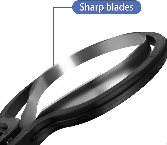 Table Tennis Rubber Cutter Kit - Adjustable Arc Bow Knife Design Fits All Racket Curves.4-Piece Set.Cutting Knife - Roller - Gloves - Table Tennis Bat Replacement Rubbers Sheet.