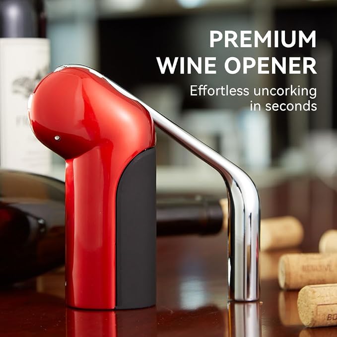 Rabbit Wine Opener, Corkscrew Wine Bottle Opener with Foil Cutter | Corkscrew Wine Opener With Lever Design And Foil Cutter, Quickly Removes Natural And Synthetic Corks With Minimal Effort
