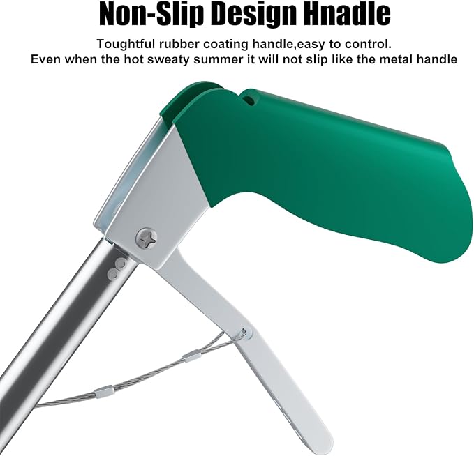47" Extra Heavy Duty Snake Tongs Reptile Grabber Catcher | Wide Jaw Handling Tool for Outdoor, Garden, and Emergency Use
