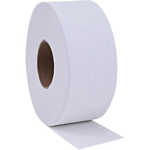 Genuine Joe - GJO2506008 Jumbo Dispenser Roll Bath Tissue (Pack of 8)
