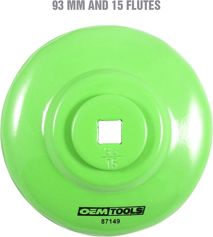 OEMTOOLS 87149 93 Millimeter and 15 Flute Oil Filter Wrench