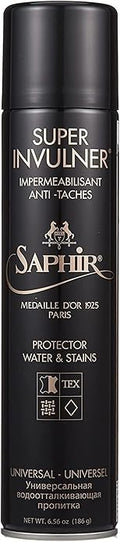 SAPHIR Medaille d’Or Super Invulner – Waterproof Spray for All Leather Shoes & Boots, Shoe Protector Spray – Neutral
