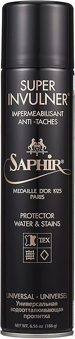 SAPHIR Medaille d’Or Super Invulner – Waterproof Spray for All Leather Shoes & Boots, Shoe Protector Spray – Neutral