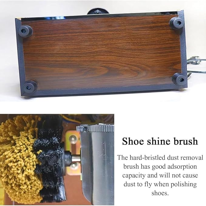 Automatic Shoe Polishing Machine, Electric Shoe Cleaner with Handle, Fully Automatic Polisher for Home and Commercial Use, Ideal for Hotel Lobby and Events