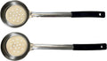 6 oz Slotted Stainless Steel Portion Control Ladle Spoon | Commercial-Grade Spoodle for Portioning & Draining - Pasta, Veggies & Buffet Service. Color-Coded by Size. Dishwasher Safe.