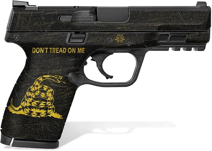 Decal Grip for Smith & Wesson M&P M2.0 9mm/.40 4" Compact (Don’t Tread on Me)