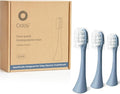 Oday Recyclable Plant-Based Electric Toothbrush Heads, Long-Lasting Replacement Brush Heads, Compatible Only with Sonic Electric Toothbrush Blue - Pack of 3