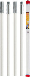 Dryer Cleaning Kit Extension Rods - Gardus R3203612 12' Extension Kit for Gardus RLE202 LintEater Rotary Dryer Vent Cleaner Kit, Dryer Vent Cleaning System Extends Up to 12’ with 4 Flexible 3' Rods