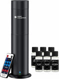 Hotel Waterless Scent Diffuser with 6 Fragrance Oils Covers up to 700 Sq Ft | Cold air scent diffuser with APP control, 6 fragrance oils, open bottle design, quiet operation, and 700 sq ft coverage.