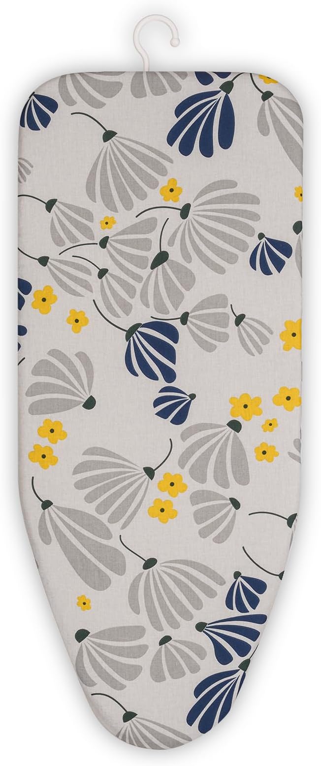 Tabletop Ironing Board 12"x29" – Portable Folding Ironing Board with Thick Felt Padding, Heat-Resistant Cover, Stainless Steel Legs, Compact & Space-Saving Design (Dandelion)