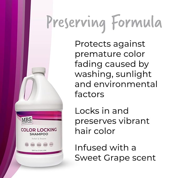 Color Locking Shampoo - Sodium Chloride Free, Paraben Free, Vegan