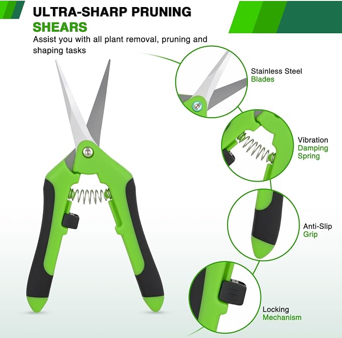 Yesker 6 Layer Herb Drying Rack Hanging Mesh Net Foldable Plant Drying Racks 24" w Green Zipper Pruning Shears Hook Dryer Hanging Rack for Herbs Seed Bud Fruit Clothes Grow Tent Closets Garden Outdoor | Drying Green Zipper Pruning Shears Hook Dryer Han...