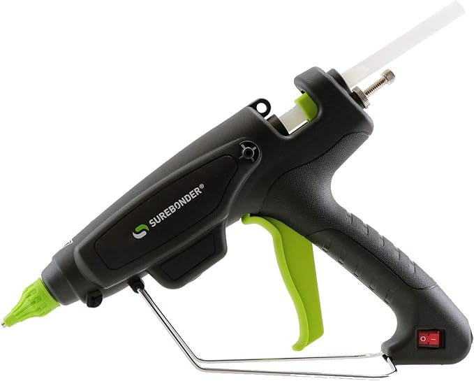 Surebonder PRO2-220HT Professional High-Temperature 220 Watt Heavy-Duty Full-Size Hot Glue Gun - Ideal for Industrial Applications, Construction, Package Sealing