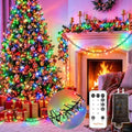 1000 LED 49FT Cluster Lights, Plug in Multicolor Christmas Lights