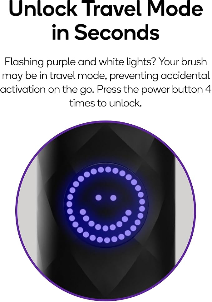 Burst Curve Sonic Electric Toothbrush for Adults (Black) | Slim Travel Brush with Cover | Ultra Soft Bristles | Up to 2 Month Rechargeable Battery | Two Modes & Timer
