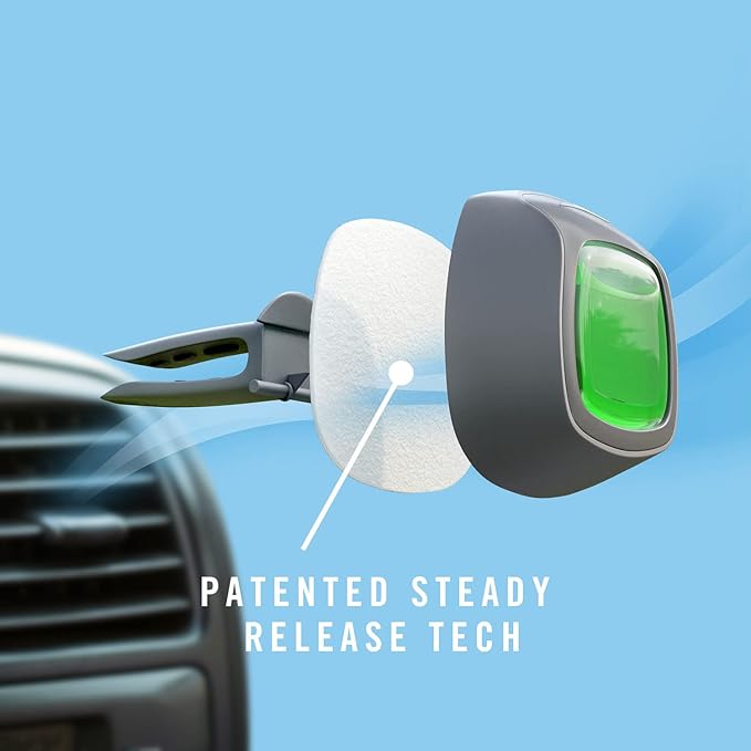 Febreze Vent Clip Car Air Freshener, Odor Eliminator, Watermelon Scent, 2 CLIPS