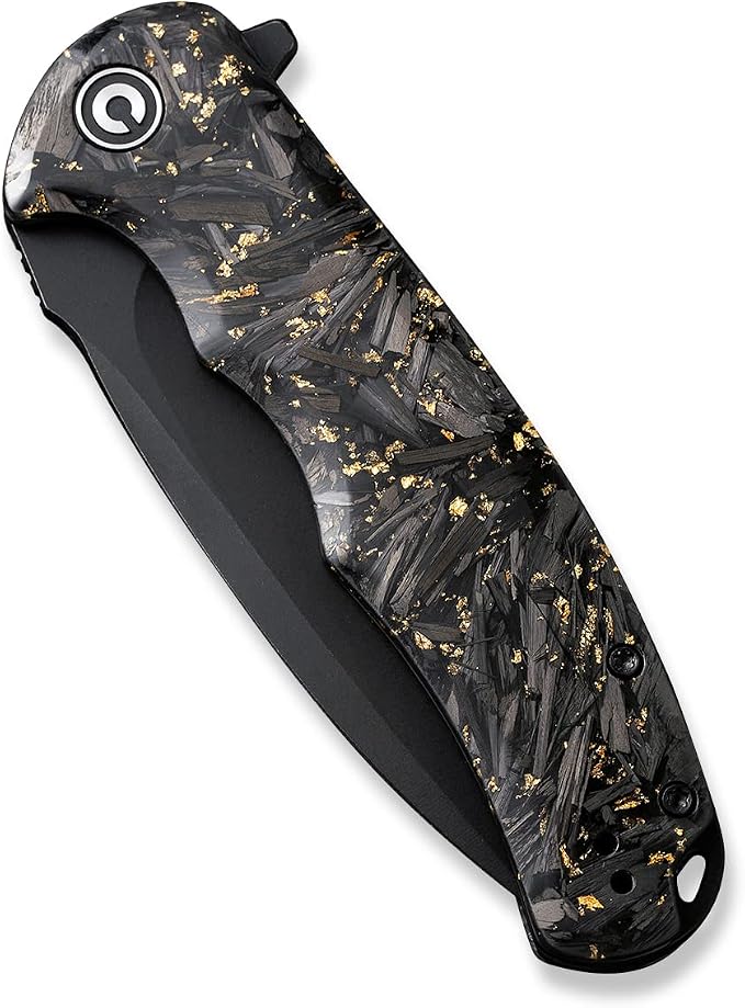 CIVIVI Praxis Full-size Folding Pocket Knife, 3.75" Blade C803J | Smooth Action, Comfortable Grip, Liner Lock, Deep Carry Reversible Clip for EDC