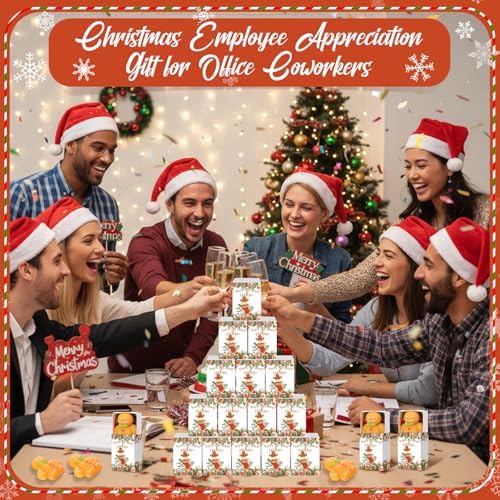 24 Sets Christmas Gingerbread Gifts Funny Appreciation Party Favors