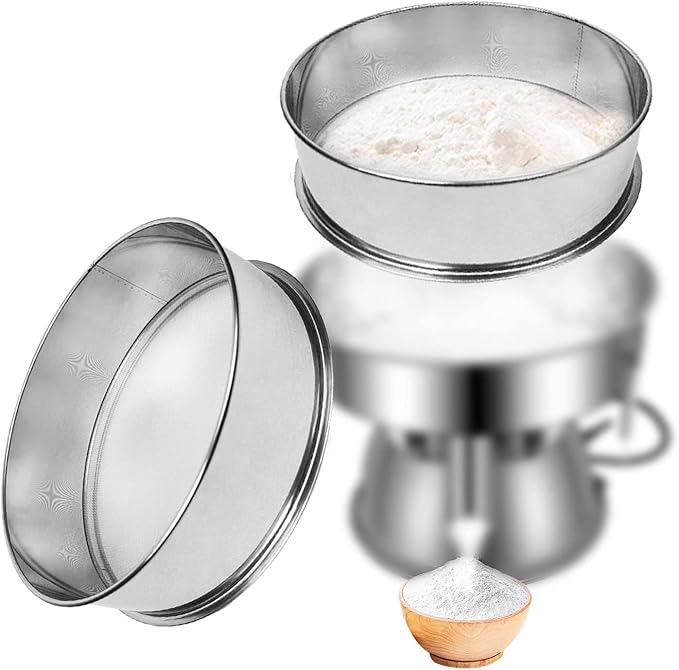 Sidasu Vibrating Sifter Mesh Screen Stainless Steel Vibrating Sieve Mesh Screen 30 Mesh for Automatic Powder Sifter Machine